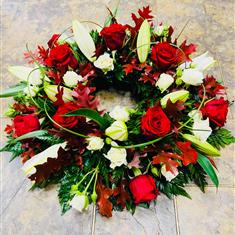 Rose &amp; Lily Wreath